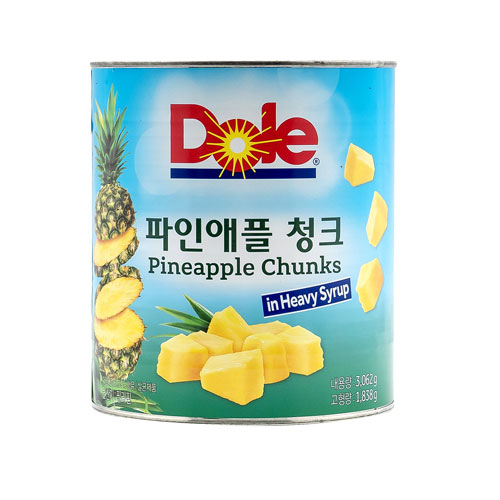 파인애플 청크 3kg (DOLE)