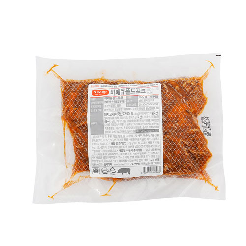 바베큐풀드포크 500g (에쓰푸드 )